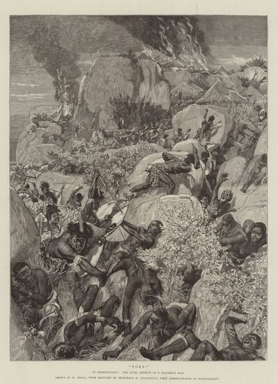 Feinde! In Mashonaland, die grausamen Auswirkungen eines Matabele-Überfalls von William Small