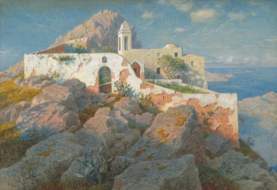 Santa Maria a Cetrella, Anacapri, um 1892 von William Stanley Haseltine
