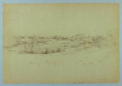 Studie einer Landschaft, Ostia, Italien von William Stanley Haseltine