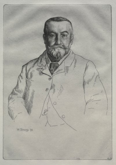 Porträt von H. Cock von William Strang