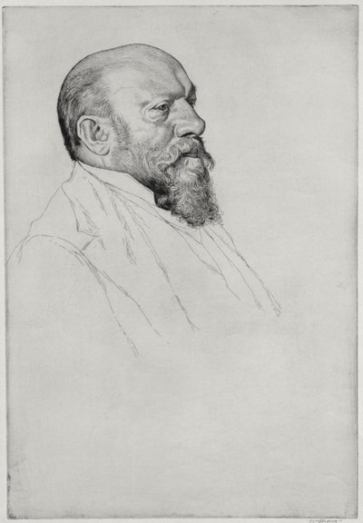 Porträt von Hans Richter (1843-1916), ungarischer Dirigent von William Strang