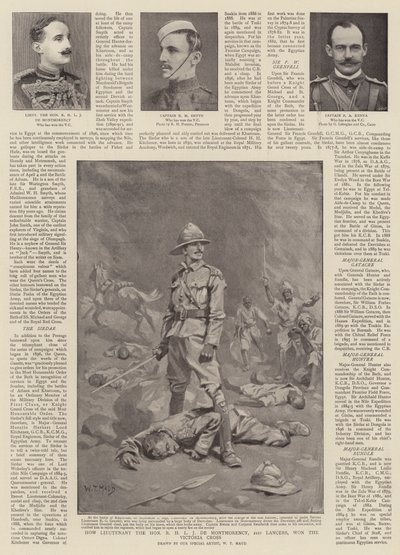 Wie Leutnant der Ehrenwerte R. H. L. J. De Montmorency, 21. Lanzenreiter, das Victoria-Kreuz gewann von William T. Maud