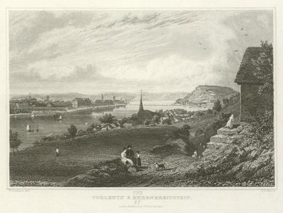 Koblenz und Ehrenbreitstein von William Tombleson