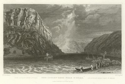 Der Lurley Berg bei St. Goar von William Tombleson