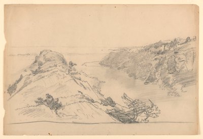 Studie für "Von Paradies zu Fegefeuer, Newport" von William Trost Richards
