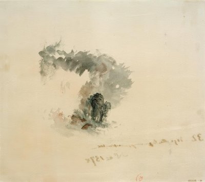 Meer, Bäume, Figuren (?, für Campbells Poetical Works, 1837) von Joseph Mallord William Turner
