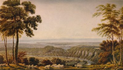 Blick vom Wyndd Cliff, nahe Chepstow - Morgen, ca. 1820, 1938 von Joseph Mallord William Turner