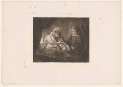 Jakob segnet Ephraim und Manasse von William Unger