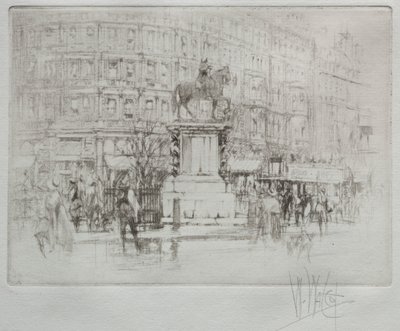Charing Cross: Die Statue von Karl I. von William Walcot