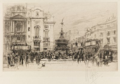 London Set: Piccadilly Circus mit Criterion Theatre, 1924 von William Walcot