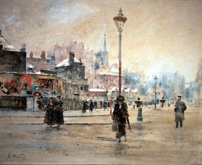London im Winter von William Walcot