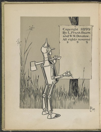 Illustration aus "Der wunderbare Zauberer von Oz" von Lyman Frank Baum von William Wallace Denslow