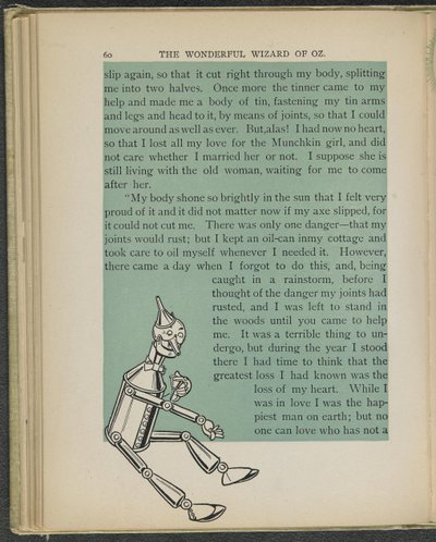 Illustration aus "Der wunderbare Zauberer von Oz" von Lyman Frank Baum von William Wallace Denslow