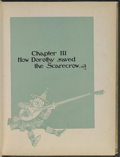 Illustration aus "Der wunderbare Zauberer von Oz" von Lyman Frank Baum von William Wallace Denslow
