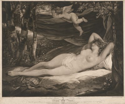 Die schlafende Nymphe von William Ward