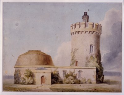 Das Observatorium und vorgeschlagene Erweiterungen, ca. 1830 von William West