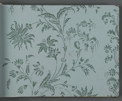 Tapetenmusterbuch, vor 1917 (Druck) von William and Company Morris