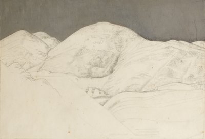 Landschaftsstudie für Santisima Trinita, ca. 1924 von Winifred Knights