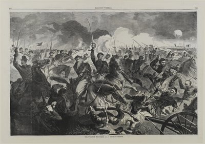 Ein Krieg für die Union 1862 - Ein Kavallerieangriff von Winslow Homer