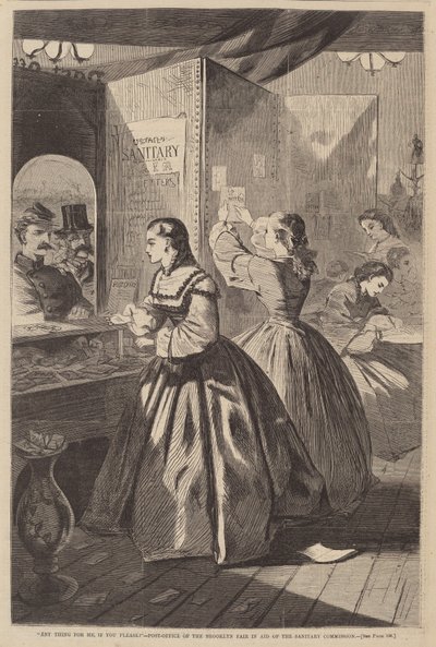 Etwas für mich, bitte - Postamt der Brooklyn-Messe zur Unterstützung der... von Winslow Homer