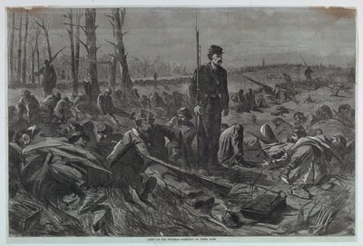 Armee des Potomac – Schlafend auf ihren Waffen von Winslow Homer