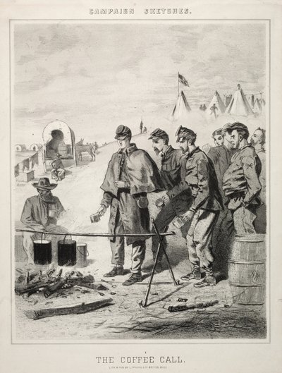 Skizzen aus dem Feldzug: Der Kaffeeruf von Winslow Homer