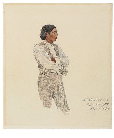 David Pharohh, Der Letzte der Montauks, 1874 von Winslow Homer