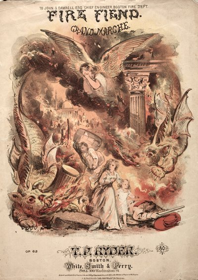 Feuerdämon - Notenblatt-Cover von Winslow Homer