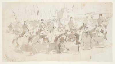 General McClellans Sechstes Kavallerieregiment, Einschiffung in Alexandria nach Old Point Comfort von Winslow Homer