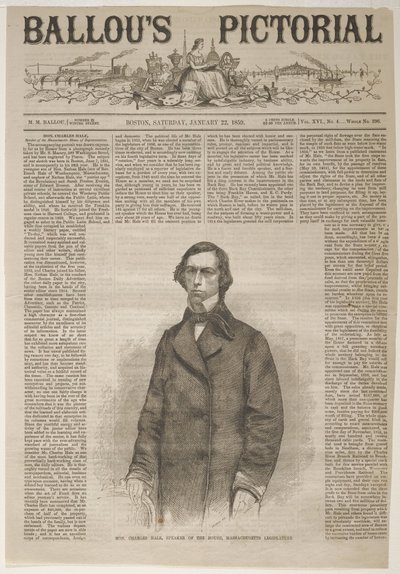 Hon. Charles Hale, Sprecher des Hauses, Massachusetts Legislature von Winslow Homer
