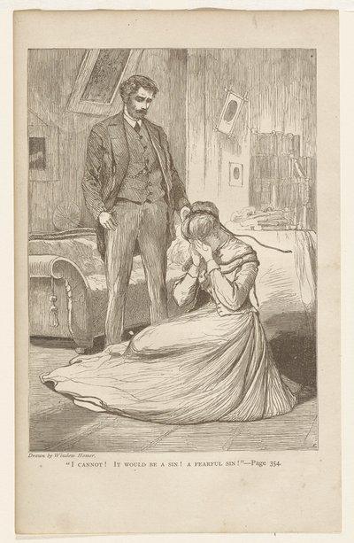 Ich kann nicht! Es wäre eine Sünde! Eine furchtbare Sünde! von Winslow Homer
