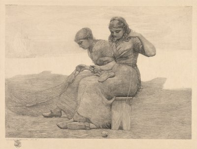 Die Risse flicken von Winslow Homer