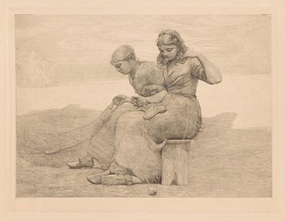 Die Risse ausbessern von Winslow Homer