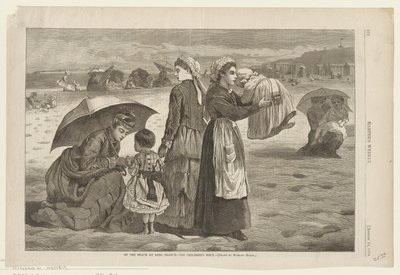 Am Strand von Long Branch - Die Stunde der Kinder von Winslow Homer