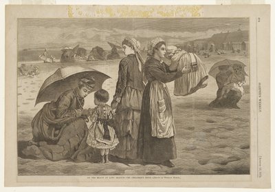 Am Strand von Long Branch - Die Stunde der Kinder von Winslow Homer