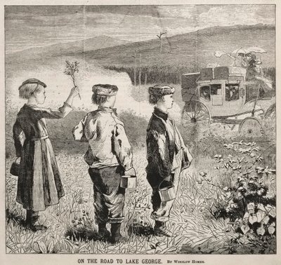 Auf dem Weg zum Lake George, 1869 von Winslow Homer
