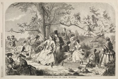 Picknick im Wald, 1858 von Winslow Homer