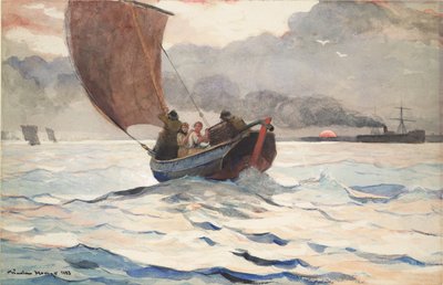 Zurückkehrende Fischerboote von Winslow Homer