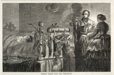 Weihnachtsmann und seine Geschenke von Winslow Homer