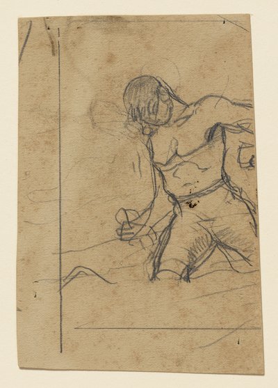 Stehender Mann (Studie für Undertow) von Winslow Homer