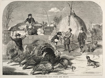 Erntedankfest - Wege und Mittel von Winslow Homer