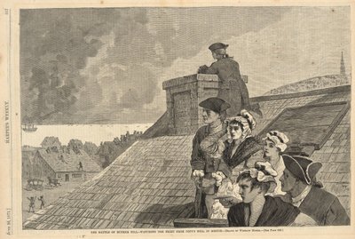 Die Schlacht von Bunker Hill-- Beobachtung der Flucht von Copp