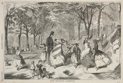 Der Boston Common, 1858 von Winslow Homer