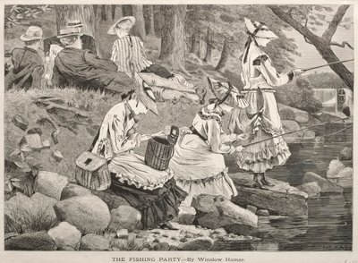 Die Anglergesellschaft, 1869 von Winslow Homer