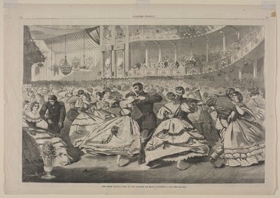 Der große russische Ball in der Musikakademie, 5. November 1863 von Winslow Homer