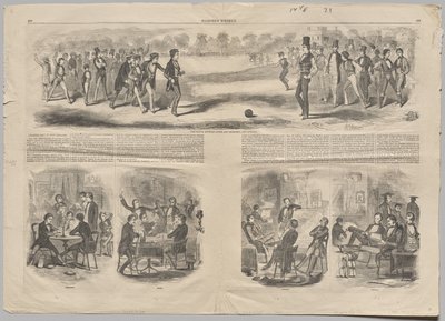 Das Spiel zwischen den Sophs und den Erstsemestern von Winslow Homer