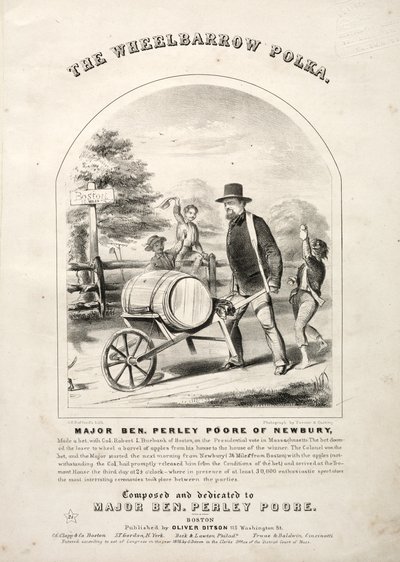 Die Schubkarren-Polka - Notenblatt von Winslow Homer