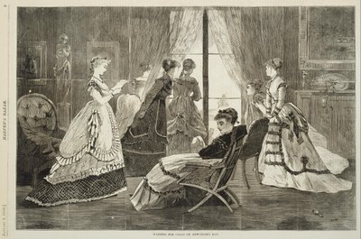 Warten auf Anrufe am Neujahrstag von Winslow Homer