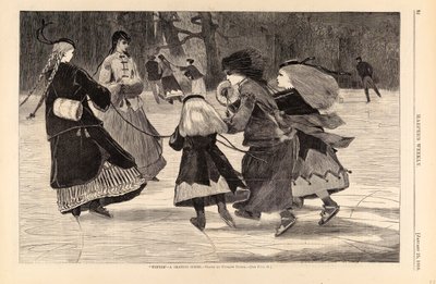 Winter - Eine Eislaufszene, aus Harper