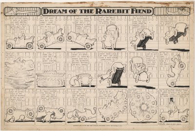 Traum des Rarebit-Fiends: Bockendes Automobil von Winsor McCay